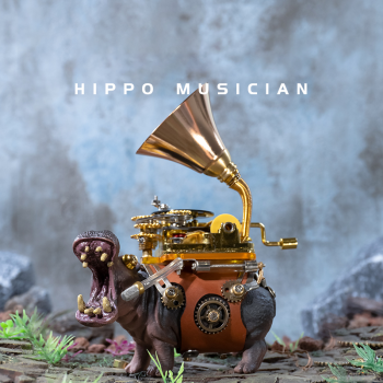 Mechanical Hippo Musician